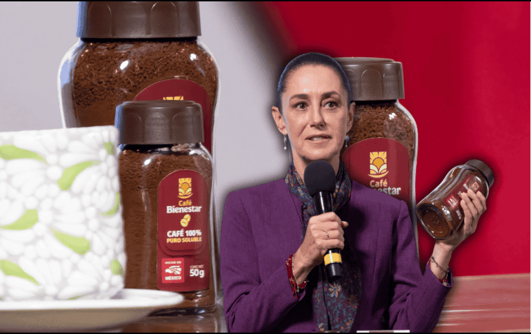 De acuerdo con la titular Alimentación para el Bienestar, el único ingrediente de estos productos es café. ESPECIAL/Gobierno de México