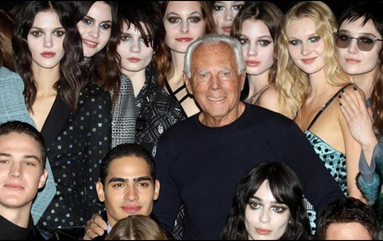 El mundo de la moda esta de luto, tras el fallecimiento del diseñador Giorgio Armani. EFE/ ARCHIVO