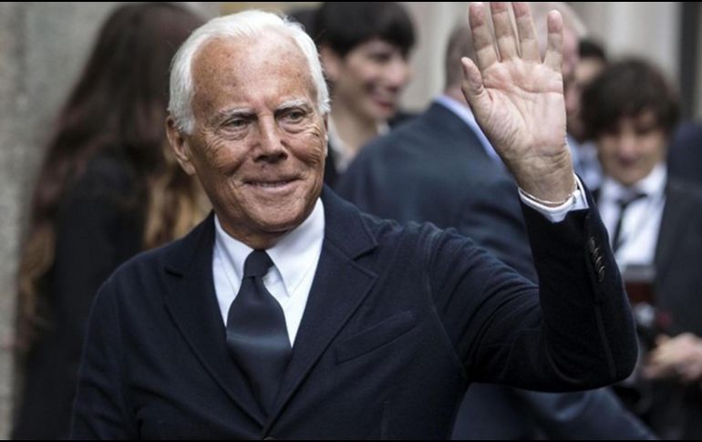 El legendario diseñador de moda Giorgio Armani falleció hoy, 4 de septiembre. EFE/ ARCHIVO