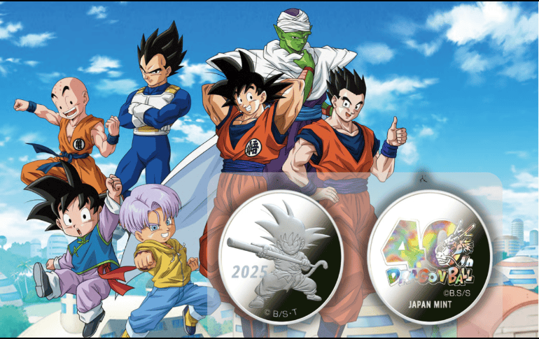 El 40 aniversario de Dragon Ball se celebró oficialmente el 20 de noviembre de 2024. ESPECIAL/Crunchyroll/Casa de la Moneda de Japón