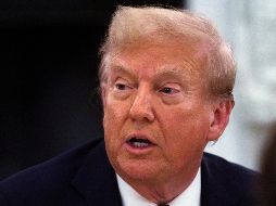 Trump acusó a China de “conspirar contra Estados Unidos” junto a Rusia y Corea del Norte. EFE/W. OLIVER