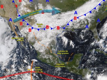 El SMN exhortó a la población a mantenerse informada a través de los canales oficiales y atender las recomendaciones de Protección Civil. ESPECIAL/ SMN.