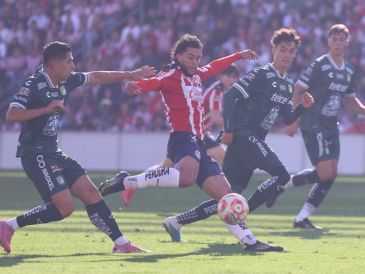 Chivas obtuvo un agónico triunfo en su duelo amistoso ante León en los Estados Unidos. ESPECIAL/ CHIVAS.