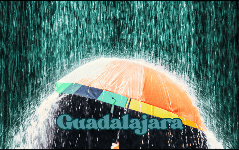 Esta semana existe pronótsico de lluvia para Guadalajara. ESPECIAL / CANVA