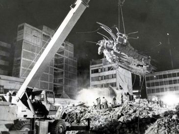 La sociedad respondió con una movilización masiva de voluntarios y rescatistas. SUN / ARCHIVO