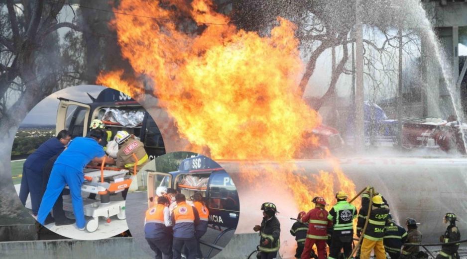 Los lesionados serán apoyados por la Secretaría de Salud Pública de la Ciudad de México.SUN/V. Rosas/ESPECIAL