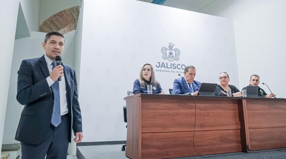 La Secretaría de Inteligencia y Búsqueda de Personas durante la presentación de la campaña  campaña digital 