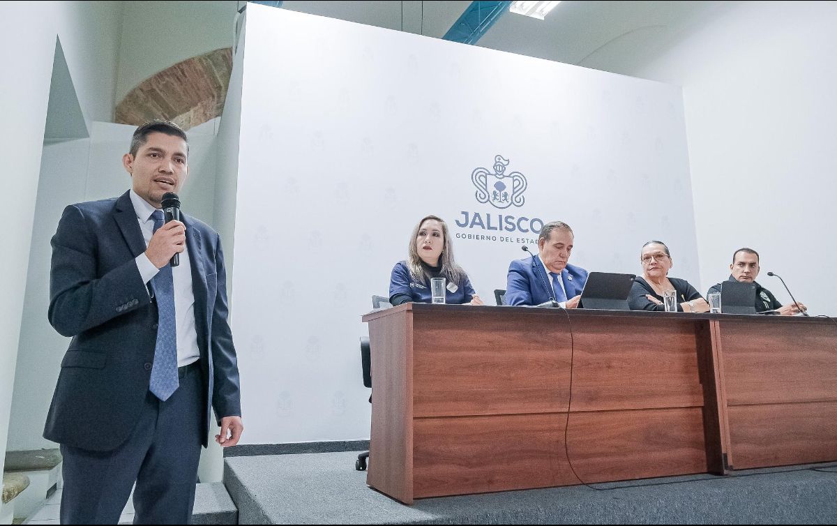 La Secretaría de Inteligencia y Búsqueda de Personas durante la presentación de la campaña  campaña digital 