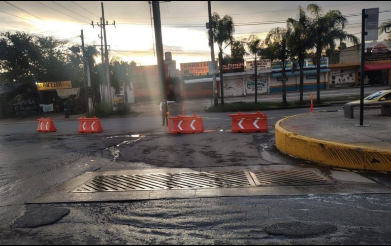 Se han habilitado rutas alternas como la Calle Dr. Pedro Juan Mirassou - Camino Real a Agua Amarilla - Av. Jesús Michel González, y Av. Concepción - Prol. 1ro de Mayo - Antigua Carretera a Chapala. ESPECIAL / POLICÍA VIAL JALISCO