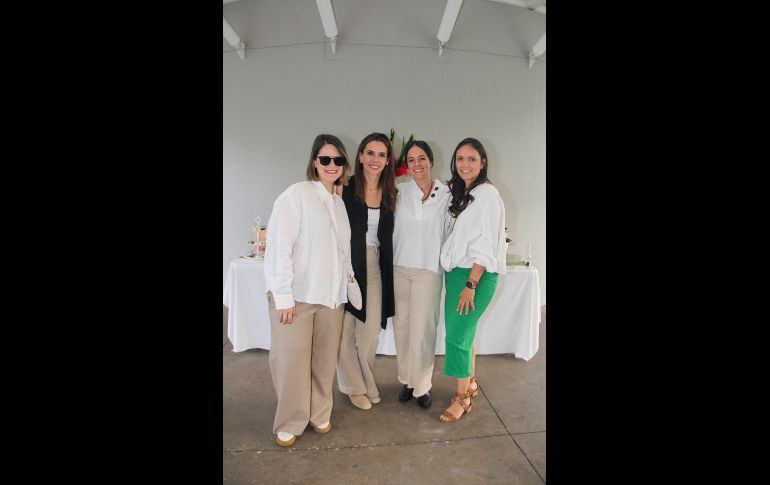 Isabel Valcárcel, Adriana Jiménez, Yarla Landeros y Mariela Moller. GENTE BIEN JALISCO / E. Escamilla