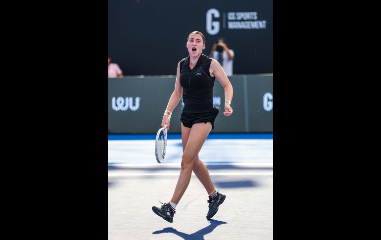 Elsa Jacquemot continúa venciendo a las favoritas y mejores sembradas del GDL Open AKRON 2025 WTA 500 para mantenerse firme en la competencia. EL INFORMADOR / A. Navarro