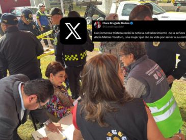 Clara Brugada dedicó un mensaje en redes sociales por la muerte de Alicia Matías Teodoro. ESPEXIAL / X: @ClaraBrugadaM