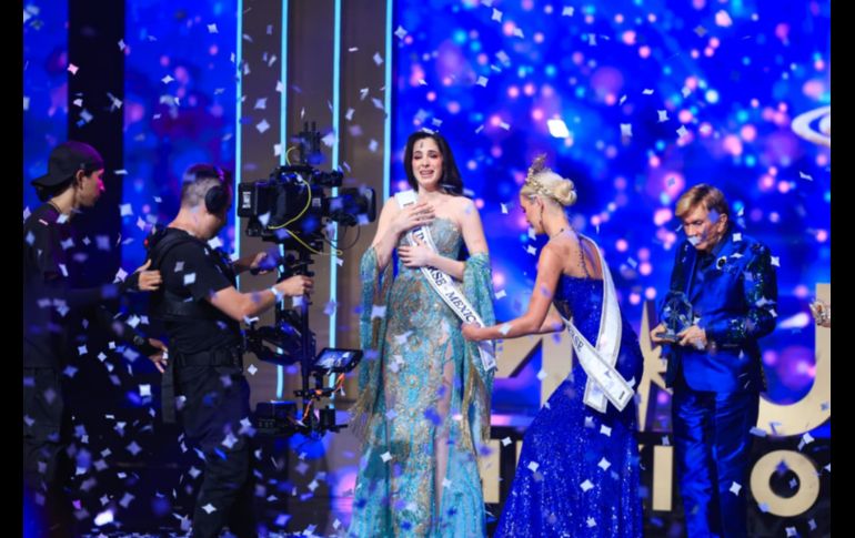 La representante de Tabasco, Fátima Bosch se coronó este sábado como Miss Universo México 2025. EL INFORMADOR/ J. ACOSTA