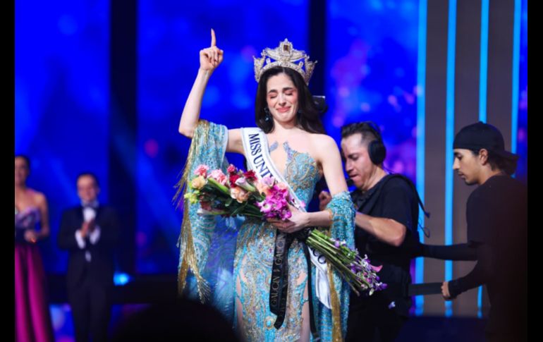 La representante de Tabasco, Fátima Bosch se coronó este sábado como Miss Universo México 2025. EL INFORMADOR/ J. ACOSTA