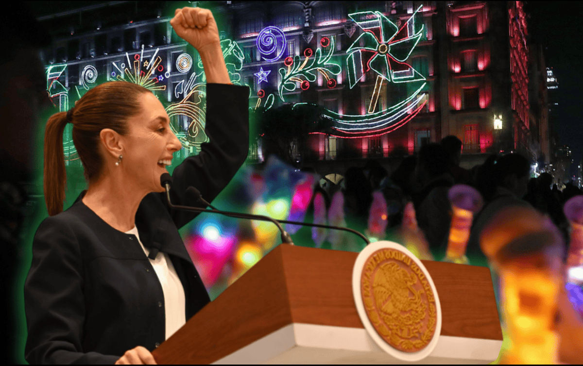 El hecho de que una mujer encabece la ceremonia es motivo de especial orgullo para muchas mexicanas. EFE/M. Guzmán ESPECIAL/Presidencia de México