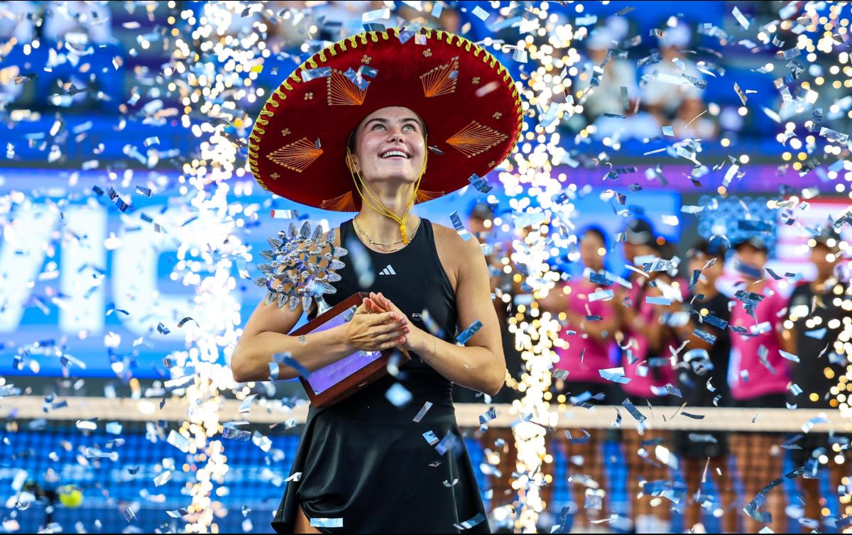 Este título es el primero para Iva Jovic dentro del circuito de la WTA y le asegura una bolsa de 164 mil dólares y 500 puntos dentro del ranking mundial. EL INFORMADOR/ A. NAVARRO.