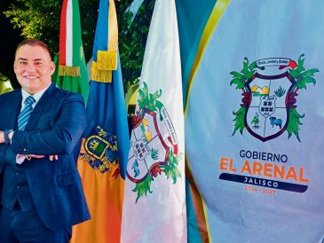 Gildardo Partida Hermosillo, alcalde de El Arenal, ha logrado avances importantes y notorios en el municipio. ESPECIAL