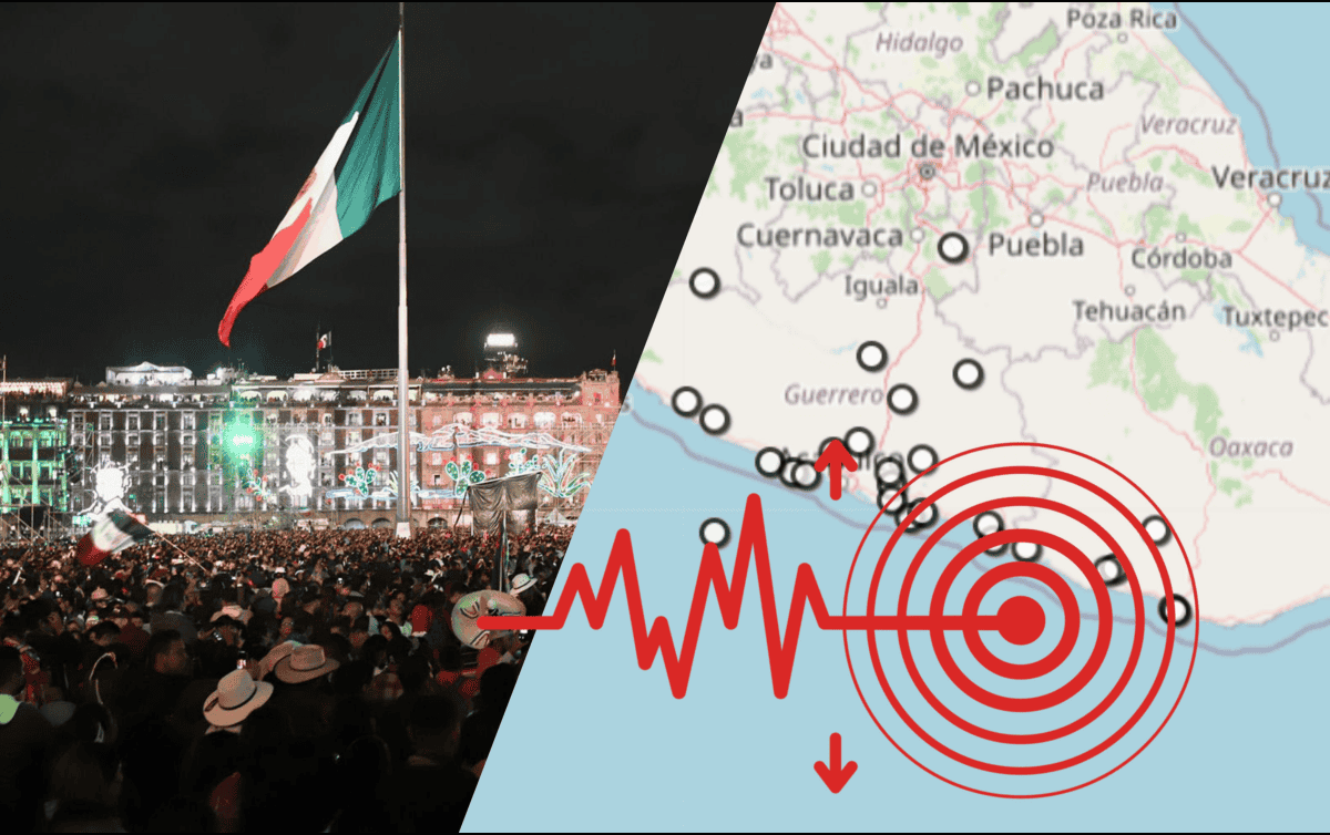El Sistema Sismológico Nacional (SSN) reportó movimientos telúricos durante los festejos patrios de esta madrugada. ESPECIAL / Sistema Sismológico Nacional / SUN / ARCHIVO