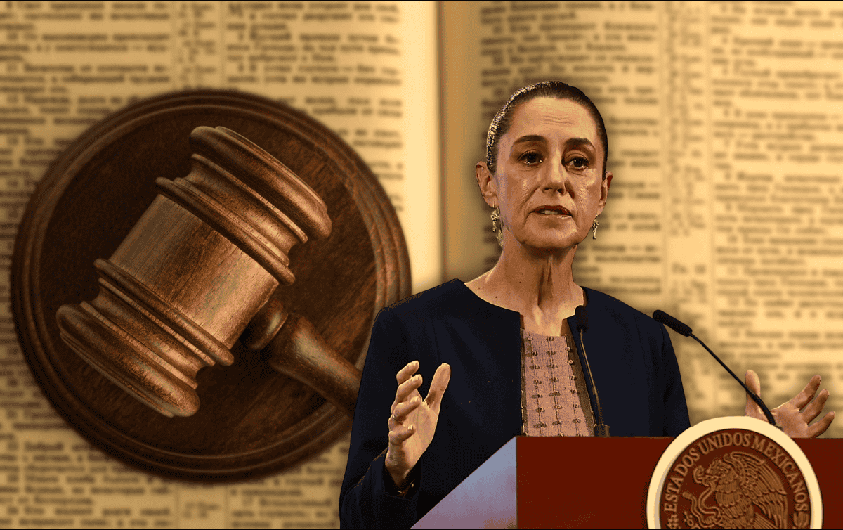 La Presidenta Claudia Sheinbaum envió al Senado de la República iniciativas de reforma a la Ley de Amparo. SUN / ARCHIVO / ESPECIAL / CANVA