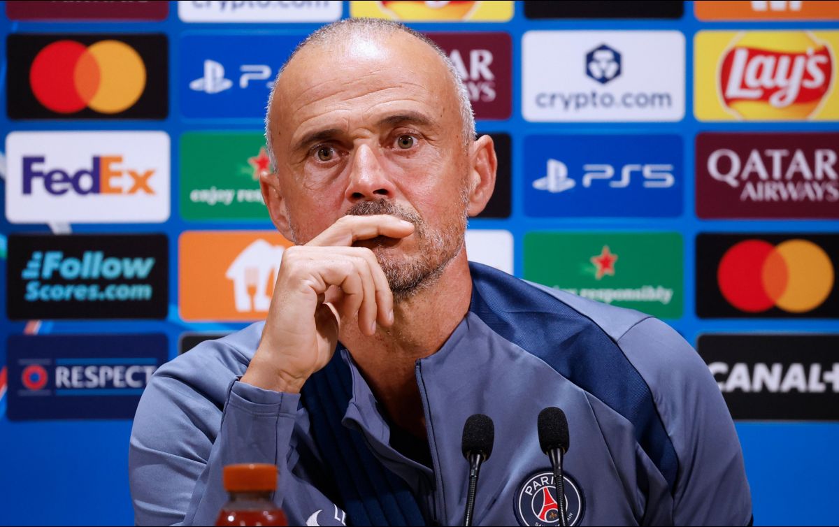 Luis Enrique afirmó que la obtención de un segundo título europeo para el PSG podría ser más sencillo que el primero. EFE/Y. Valat