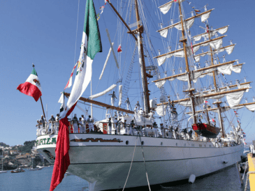 El buque zarpará de la Gran Manzana en los primeros días de octubre para regresar a México. NTX/ARCHIVO