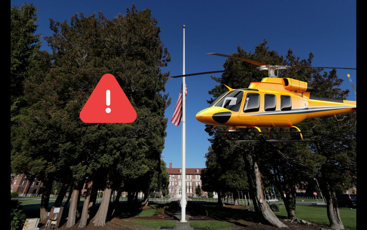 En imagenes, la base militar Lewis-McChord al sur de Tacoma, Washington, que atendió el choque de un helicóptero en un condado del estado. AP / ARCHIVO