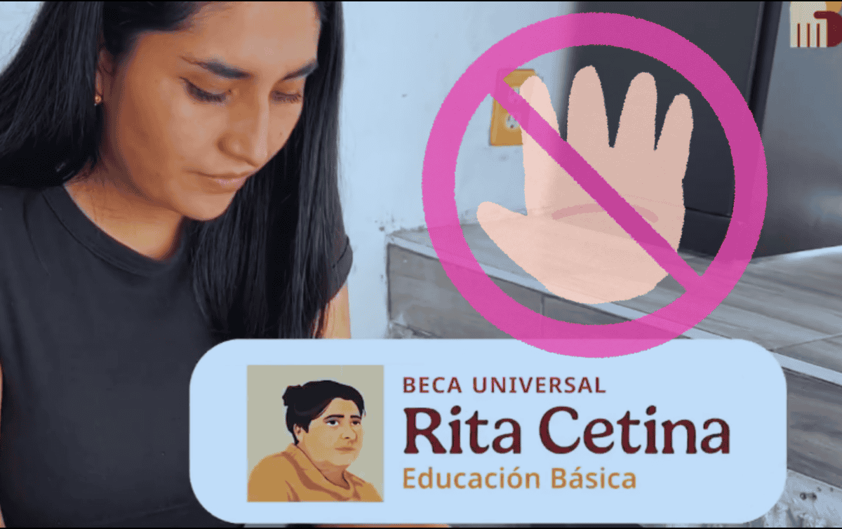 La Secretaría de Educación Pública enfatizó que las dudas sobre inscripción de la beca Rita Cetina pueden resolverse a través del número telefónico de Educatel. ESPECIAL / Gobierno de México