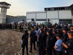 La revisión estuvo coordinada por la Policía Estatal Penitenciaria, y en conjunto con la Guardia Nacional, Marina y Defensa. ESPECIAL