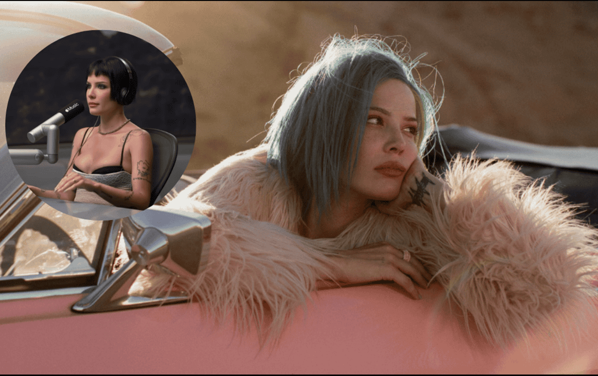 Halsey no puede sacar nueva música por ESTA razón. ESPECIAL / X / @halsey / APPLE MUSIC