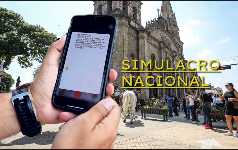 Protección Civil Jalisco mostró cómo se realizó el Simulacro Nacional en el Centro Histórico de Guadalajara. EL INFORMADOR / SUN / ARCHIVO