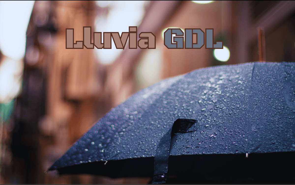 La posibilidad más fuerte de que las lluvias se presenten en Guadalajara es alrededor de las 23:00 horas. ESPECIAL / CANVA