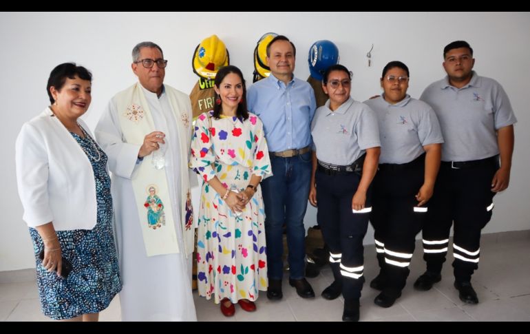 El presidente municipal de Chapala, Alejandro Aguirre Curiel, encabezó la inauguración del inmueble y anunció que el servicio contará con un médico de planta para atender urgencias médicas con mayor eficacia. CORTESÍA