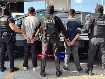 La Policía estatal fue alertada por taquilleros del Módulo 2 sobre tres jóvenes con actitud extraña y sin documentos que buscaban boletos para viajar. CORTESÍA