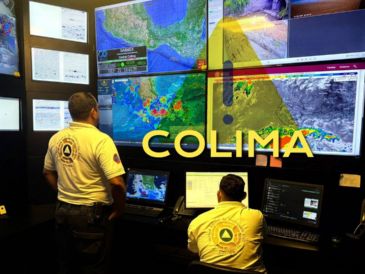 Protección Civil Colima advierte de los efectos de "Narda" en el estado. ESPECIAL / Protección Civil Colima