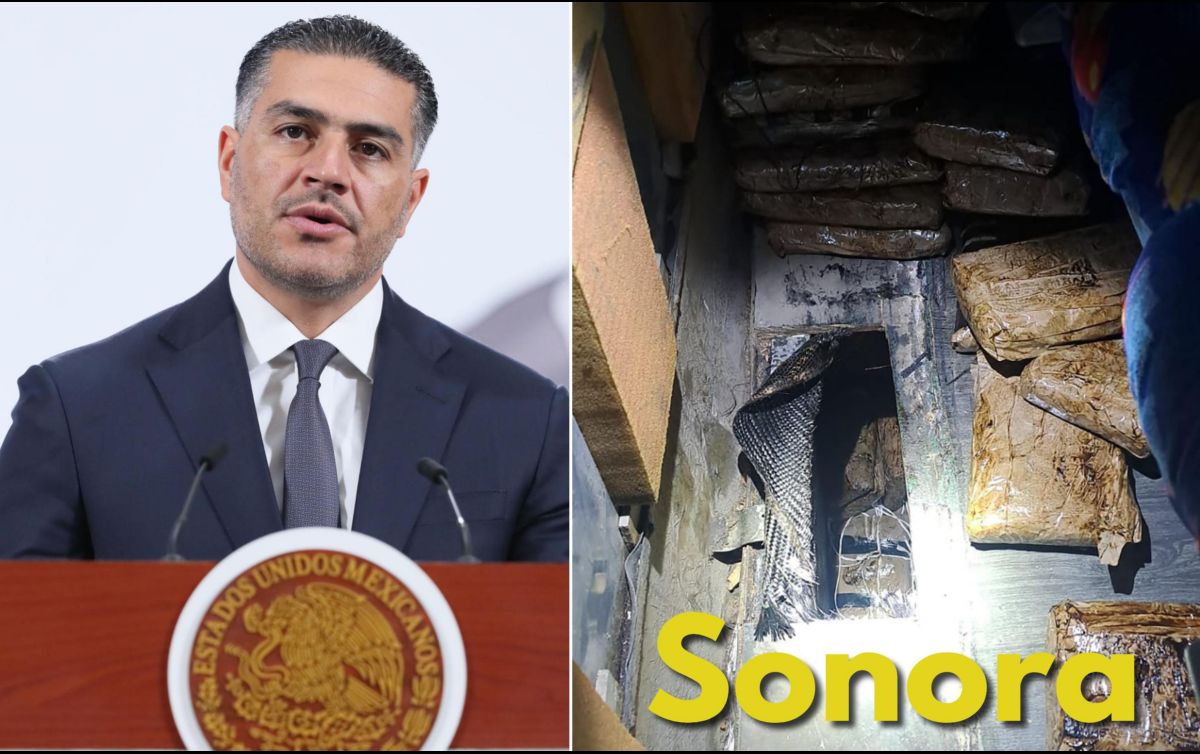 Los conductores de la unidad fueron detenidos y, junto con lo asegurado, quedaron a disposición del agente del Ministerio Público. EFE / ARCHIVO / ESPECIAL / X: @OHarfuch