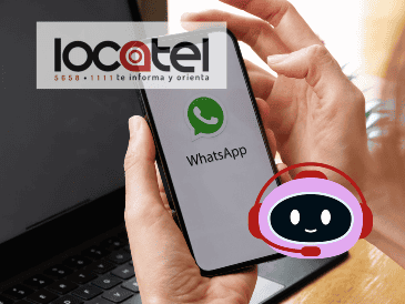 La creación de este chatbot dentro de WhatsApp ocurre justo en el 46 aniversario de Locatel. ESPECIAL / CANVA