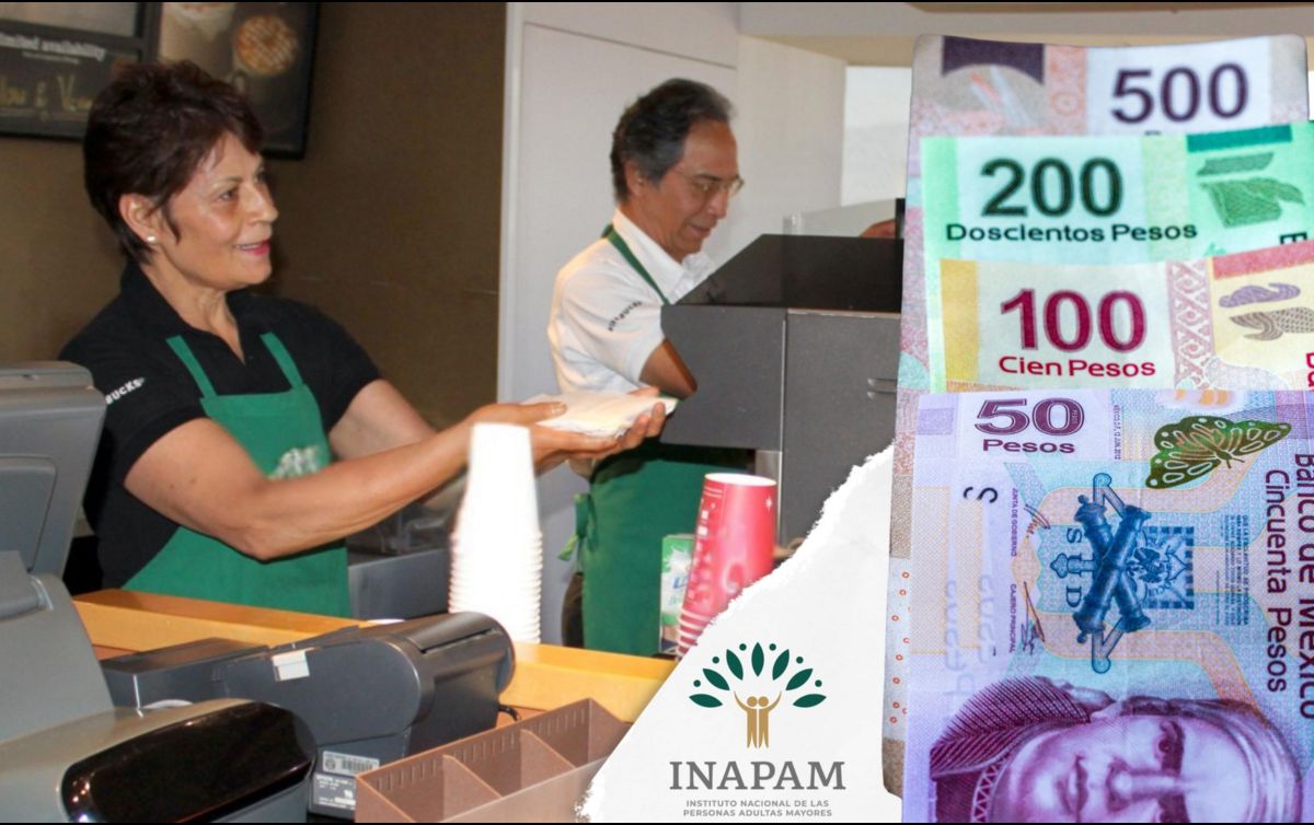 En algunos casos, los adultos mayores contratados de manera formal a través del programa de Vinculación Productiva del Inapam sí pueden recibir aguinaldo a fin de año. ESPECIAL / Inapam y CANVA