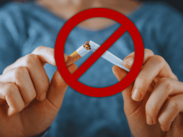 El IMSS recomendó a la población evitar el consumo de tabaco. ESPECIAL / CANVA