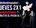 Estos trece conciertos en Guadalajara están al 2x1 en Ticketmaster el día de hoy. EL INFORMADOR / ARCHIVO