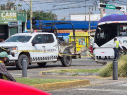El hecho ocurrió  poco antes de las 14:00 horas, en el cruce de la Calzada Independencia y la avenida Washingon. ESPECIAL
