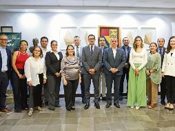 Representantes de universidades de Jalisco durante la primera mesa de trabajo de la Red de Apoyo Universitaria por la Salud Emocional. ESPECIAL