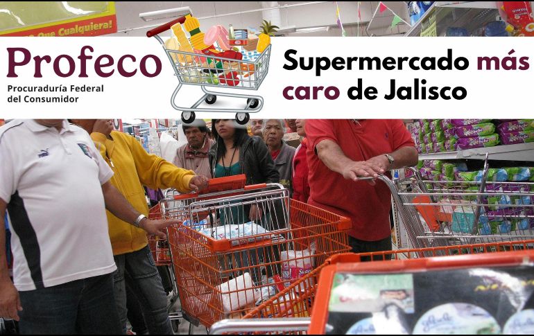 Profeco señala a esta tienda por ser la que ofrece los precios más altos para la Canasta Básica en Jalisco. EL INFORMADOR / ARCHIVO