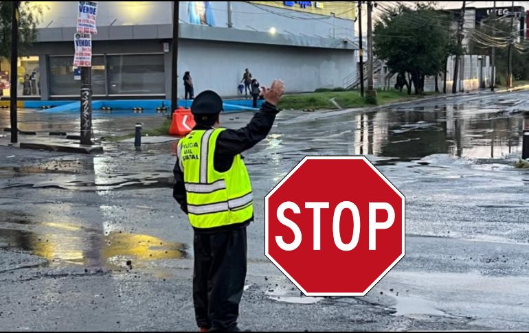 Los reportes de afectaciones viales se registran desde las cuentas de redes sociales de los vecinos afectados. X / @JaliscoVial