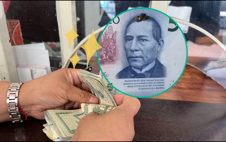 En esta segunda jornada de la semana, el peso mexicano se ve favorecido con una ligera ganancia diaria de 0.04 %. EL INFORMADOR / ARCHIVO