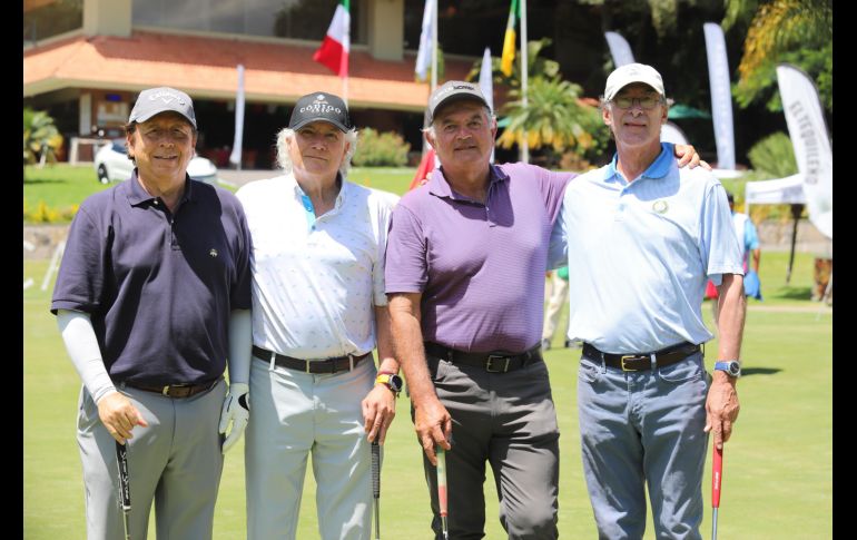 Antonio Rodríguez, Roberto González, Rafael Alarcón y Rubén Aceves. GENTE BIEN JALISCO / Revista del 3 de octubre 2025