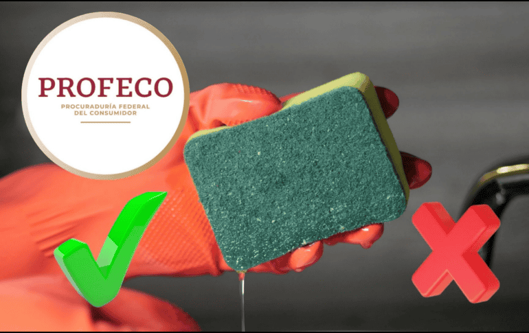 La Profeco llevó a cabo un análisis detallado sobre esponjas para lavar trastes, evaluando su calidad, resistencia y efectividad. CANVA/ESPECIAL