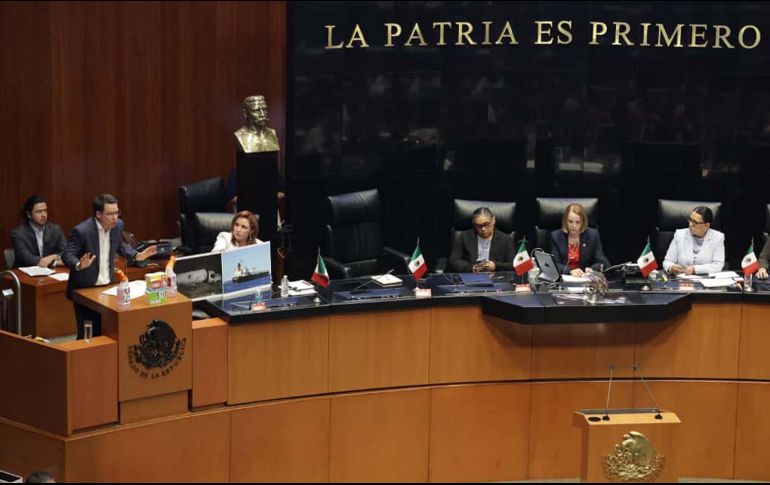 El debate en la Cámara de Senadores se extendió por más de cinco horas. SUN/C. Mejía