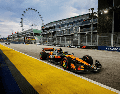 Con este panorama, McLaren y Oscar Piastri mandan un mensaje claro en la antesala de la calificación que será este sábado en Marina Bay. EFE / T. White