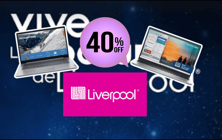 Aprovecha las rebajas especiales, facilidades de pago y adquiere tu laptop en la Venta Nocturna de Liverpool. ESPECIAL/ LIVERPOOL