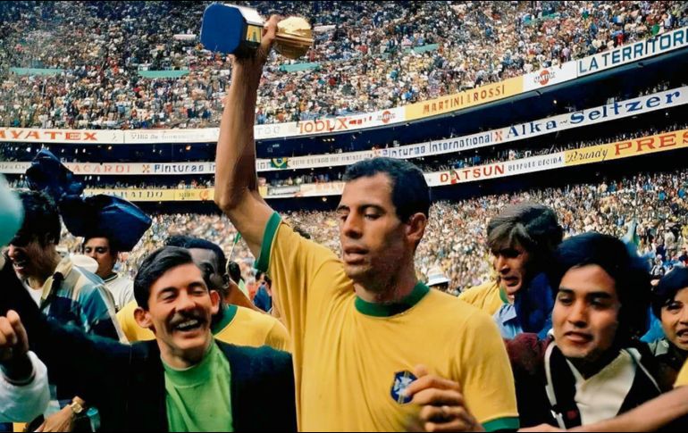 Carlos Alberto, capitán de la legendaria selección de Brasil campeona de la Copa del Mundo 1970. AFP